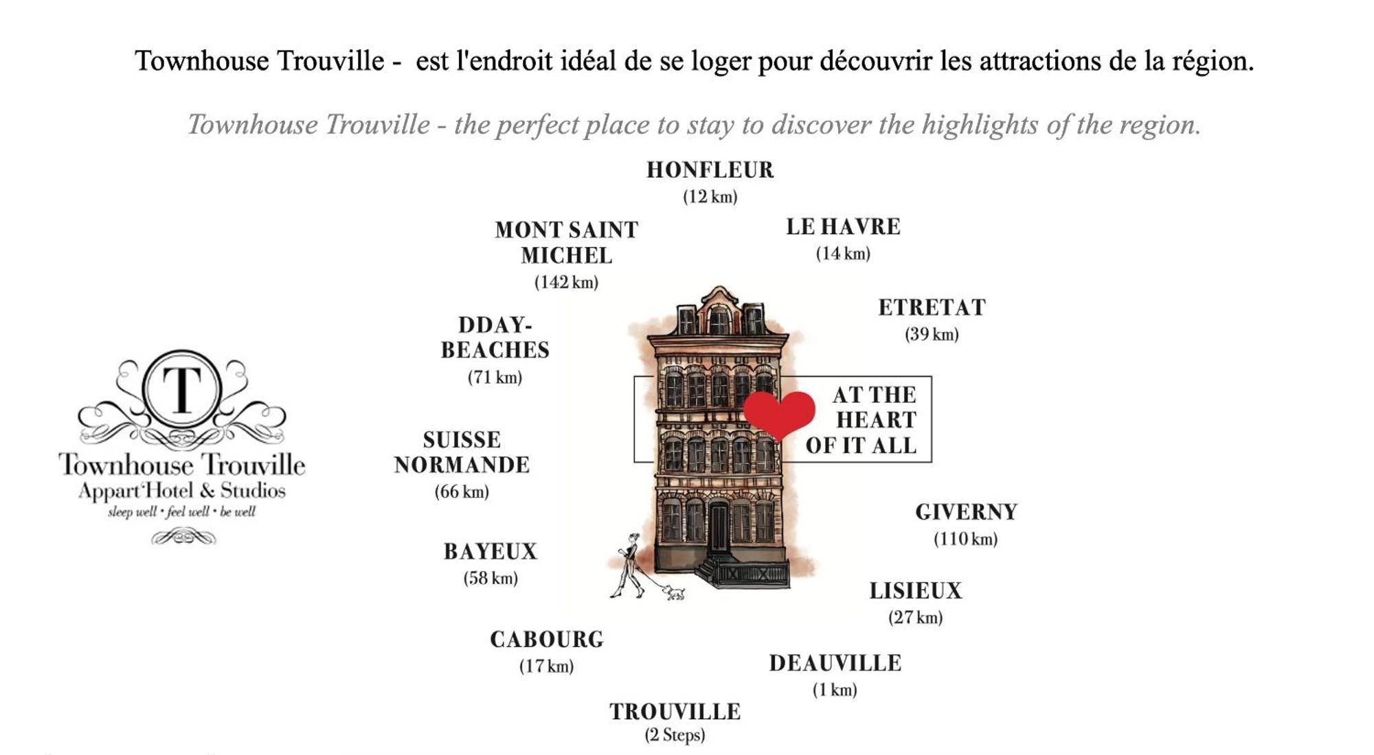 Townhouse Trouville - Appart'Hotel & Studios 외부 사진
