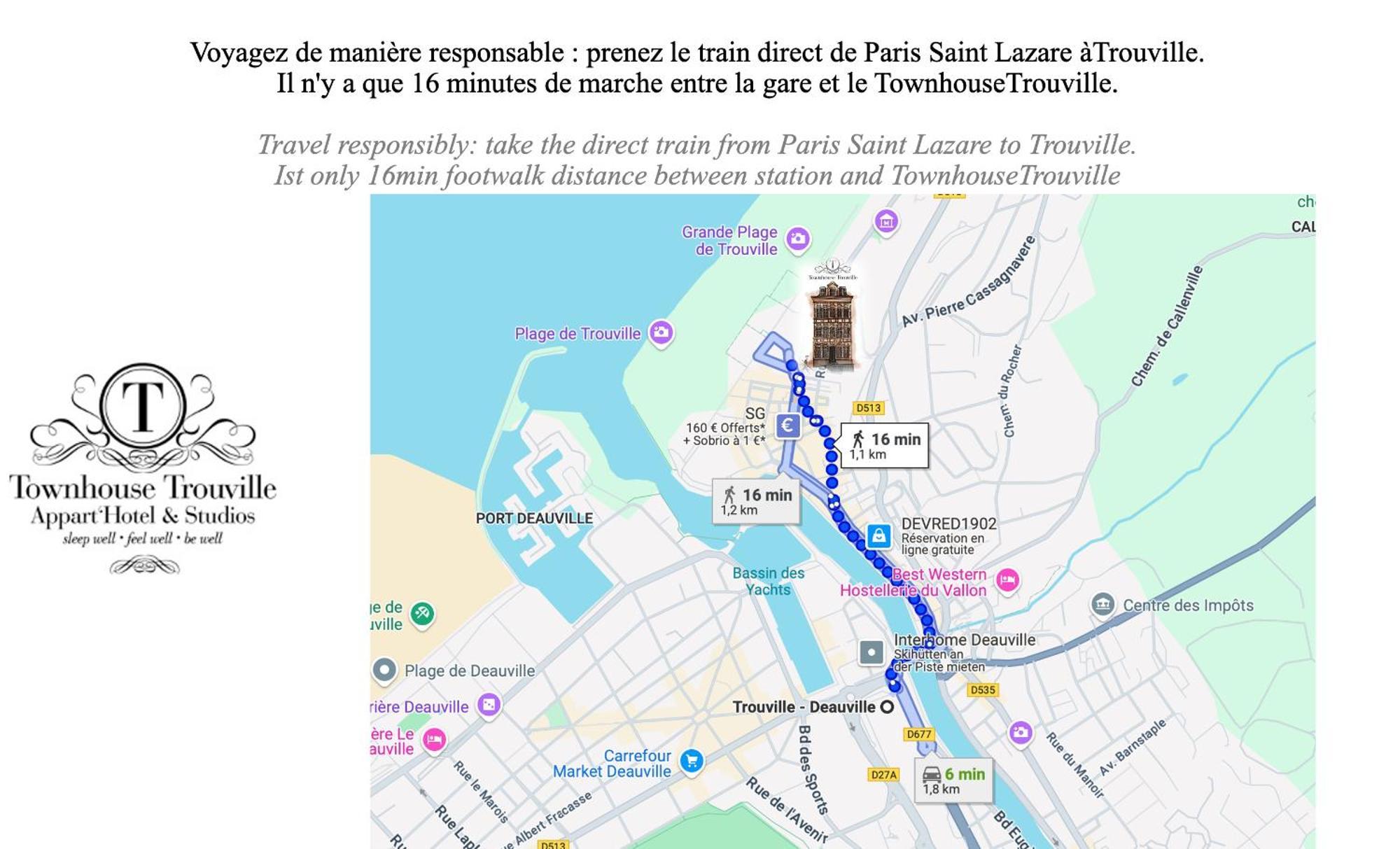 Townhouse Trouville - Appart'Hotel & Studios 외부 사진